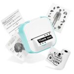 Phomemo T02 Imprimante Thermique,Mini Imprimante Portable,Imprimante Photo Portable pour iOS & Android, Imprimante sans Encre pour Étudiants,203dpi Imprimante Bluetooth,Imprimante de Poche pour Étude
