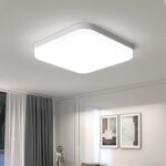 Plafonnier LED Carré 36W, Luminaire Plafond 3240LM, 4500K Éclairage Intérieur, Lampe Lumiere Moderne pour Salle De Bain, Salon, Cuisine, Chambr à Coucher, Couloir, Salle à Manger, Balcon, Garage