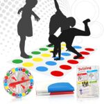 Powmag Jeux au Sol, Jeux Equilibre, Jeu de Societe Fun d'equilibre, Jeu de pour Exercer Equilibre Et Flexibilité, Convient aux Enfants de Plus de 6 Ans ou aux Adultes, Jeux de Famille, Jeu d'Équipe