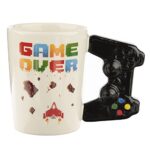 Puckator  Mug à Anse Décorée Game Over - Imprimé Jeu Vidéo Pixellisé