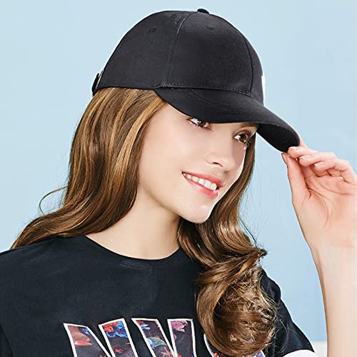 QH-ShopCasquette Baseball Femme Homme Réglable Chapeau de Baseball Cap Broderie Visage Souriant Anti UV Extérieure Casquette de Sport pour Voyage Randonnée Pêche – Image 4