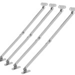 QWORK 4 Pcs Charnière Pliante Charnière Charniere Meuble pour Table Pliante Murale, Porte Placard, Piano