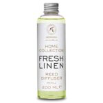 Recharge de Diffuseur Parfumé Linge Frais - 200ml - Diffuseur Parfum Maison - Diffuseur Parfumé de Fresh Linen - Reed Diffuser Refill - Assainisseur d'air - Parfum de Longue Durée - Bonne Odeur