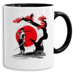 Red Sun Zoro - tasse à café Mug cadeau Son Ruffy Luffy Zoro Saitama One Dragon Master Goku Ball Vegeta Zoro Piece Db, Farbe2:Blanc