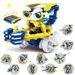 Robot Solaire Jouet pour Enfants 11 in 1 Hydraulique Jeux de Construction Scientifique Robotique Cadeau pour Garçon Fille 8 9 10+ Ans, Maquette Animaux Exterieur, anniversaire, Noël