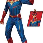Rubies - AVENGERS officiel -Déguisement classique Captain Marvel 5-6 ans