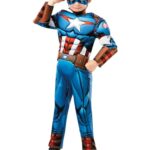 Rubies - AVENGERS officiel -Déguisement Luxe Captain America 3-4 ans