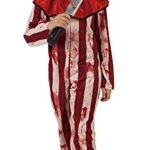 Rubies Costume Co - Déguisement Clown rayé rouge et blanc - Halloween, enfant, S8645L, Taille L 8 à 10 ans