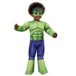 Rubie's Marvel Spidey et ses amis extraordinaires 702737 - Costume de super-héros pour enfant de 3 à 4 ans - Hulk