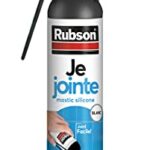 Rubson Je Jointe Mastic Blanc 200 ml, mastic étanche anti-moisissure en aérosol prêt à l'emploi, mastic silicone durable pour joints sanitaires spécial Bain & Cuisine