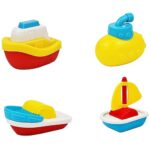SAFIGLE 4Pcs Jouets D'Été pour Les Enfants Jouets pour Bébés D'Été Baignoire pour Tout-Petits Jouets De Bain pour Tout-Petits Jouet De Baignoire Flottant Jouet De Bain De Nouveauté Jouet
