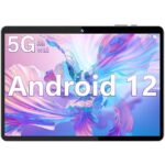 SGIN Tablette, 10.1 Pouces Android 12 Tablette avec Quad-Core Processeur, Tablettes ave 2Go RAM 64Go ROM(TF 512Go), Écran tactile IPS FHD, 2MP + 5MP Caméras, BT 4.2, 5G/2.4G WiFi, GPS, 5000mAh, Type-C