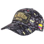 SKRCasquette El Patron Noire et Dorée Strass Streetwear Colombia Medellin Baseball - Mixte