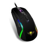 SPIRIT OF GAMER - Souris Gaming PRO-M7 - LED - RGB 11 Modes – Personnalisable – 4800 DPI Max - 3 Profils Paramétrables – 7 Boutons Programmables – Double GripControl- XBOX ONE / PS4 / PC