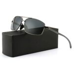 SUNGAITLunettes de soleil polarisées rectangulaires ultra légères UV400 Protection