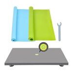 Sadkyer Table de nivellement réglable pour époxy et travaux d'art, table de nivellement, fournitures en résine, outil de coulage en acrylique gris