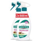 Sanytol Désodorisant Désinfectant Textiles Odeurs d'Animaux 500 ml - Lot de 2