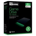 Seagate Game Drive for Xbox, 2TB, External Hard Drive Portable, USB 3.2 Gen 1, Black with built-in green LED bar, Xbox Certified, 2 year Rescue Services (STKX2000400)