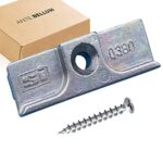Siegenia Tôle de fermeture TS type 380 et 0380 également A0380 avec matériel de fixation Ante Bellum® (1 unité)