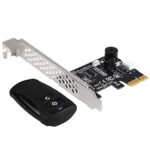 SilverStone SST-ES02-PCIe - Télecommande sans-fil 2.4G pour allumer/redémarrer l'ordinateur, Le haut-parleur PC intégré, PCIe