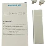 SomaStar Disque dur externe ultrarapide, 4 To, argent - Solution de stockage fiable puissante et polyvalente avec port USB C pour des taux de transfert jusqu'à 500 Mo/s