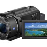 Sony FDR-AX43 | Caméscope Ultra HD (UHD) 4K Compact | 5-Axis Stabilisation Optique équilibrée 5 Axes Steadyshot | Zoom Optique 20x | Ecran orientable