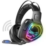 Spirit Of Gamer | Casque Gaming sans Fil RGB | Compatible PS5, PS4, Switch & PC | Casque Gamer avec Micro | Technologie Wireless 2.4 GHz | Son Immersif 7.1 | Coussinets et Arceau en Simili-Cuir