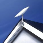 Starlink Support Mural Extérieur pour Parabole rectangulaire - Satellite Internet V2 - Installation Simple et Rapide - Support Robuste et Durable