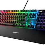 SteelSeries Apex 7 - Clavier de gaming mécanique - Écran OLED Smart Display - Switchs rouges - Agencement Français AZERTY