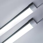 Sundertech Lot de 2 Reglette LED 120cm, Neon LED 34W 3750lm Blanc Froid 6500K, Tubes Lumineux pour garage, entrepôt, parking, bureau, atelier, éclairage de cuisine