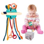 Surplex Jouet Texture Montessori pour Enfant 1 2 3 Ans, Jouets sensoriels pour Tout Petits, Jouet D'Activité en Silicone, Jouet de Dentition UFO, Jouets d'activité éducatifs pour la motricité Fine