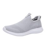 SusenstoneChaussures De Course Sport Running Mesh Respirantes Confortable Léger Basket Basse Pas Cher Chaussures sans Lacets Casual Sneakers Homme