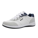 SusenstoneChaussures De Course en Cuir Tendance Running Respirantes Basket De Business Mode Basse Pas Cher Soldes Sneakers Fitness Homme