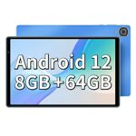 TECLAST P25T Tablette Tactile 10.1 Pouces 8Go(4+4) RAM+64Go ROM, Android 12(1To Extensible), 5G/2.4G WiFi 6, Quad Core CPU, HD 1280x800 IPS, Type-C/Bluetooth5.0/Camera 2+5MP/GPS/OTG/5000mAh[2023]