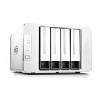 TERRAMASTER D4-300 SSD/boîtier de Disque Dur, Stockage de Disque Dur Externe SATA USB3.1 (5 Gbit/s) de Type C 4 Baies (sans Disque)