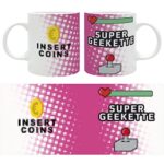 THE GOOD GIFT - Retro Gaming - Mug 320 ml - Happy Mix - Super Geekette