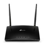TP-Link Box 4G, Routeur 4G LTE 150Mbps Wifi N 300Mbps, 2 x SMA pour Antenne externe, 4 Ports Ethernet, Antennes amovibles, modem Carte SIM pour Tout opérateur (TL-MR6400), Version 5