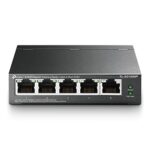 TP-Link Switch PoE (TL-SG1005P V2) 5 ports Gigabit, 4 ports PoE+, 65W pour tous les ports PoE, Boitier Métal, Installation faciles, idéal pour créer un réseau de surveillance polyvalent et fiable