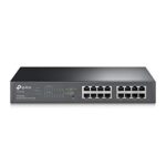 TP-Link TL-SG1016PE Smart Switch Gigabit Easy 16 ports avec PoE+ 8 ports, jusqu'à 30 W par port et 150 W au total, ports RJ-45 blindés, 802.3af/at, Plug and Play, avec ventilateur