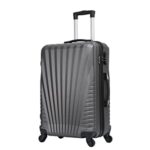 TROLLEY ADCValise Cabine 4 Roues 55cm ABS - Elegance - Trolley ADC (Gris Anthracite)