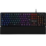 The G-LAB Keyz Carbon E Clavier Mécanique Gamer Azerty Blue Switches Ultra Précis - 16 Effets de Rétro-Éclairage - Repose-Poignets Magnétique - Compatible PC PS4/PS5 Xbox One/Series X - NOUVEAU 2022