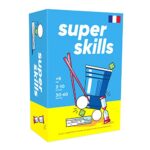 The World Game | Super Skills - Jeu de Société Amusant pour Enfants et Adultes - Cadeau Parfait pour Tous Les Âges, Garçons et Filles - 120 Cartes de Défis et Accessoires Inclus - en français