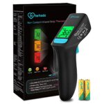 Thermomètre Frontal, Thermomètre Médical Infrarouge, Thermometre Sans Contact pour Adultes Bébé Enfants, Thermometre Numerique avec Lectures Précises et Instantanées, 50 Groupes Mémoires