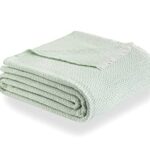 Todocama Couverture en Coton Extra Doux, Quatre Saisons, Couvre-lit Multi-usages canapé, Plaid pour lit, Couverture Foulard, Couvre-lit, Couvre-lit.