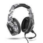 Trust Gaming Casque Gamer PS4 et PS5 avec Licence Officielle pour Playstation GXT 488 Forze-G - avec Microphone Flexible Repliable, Coupure du Micro et Réglage du Volume sur Fil - Gris