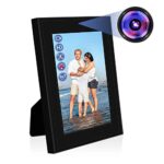 UYIKOO Caméra Espion, Mini Cachée Caméra Cadre Photo, HD 1080P Micro Caméra Surveillance Interieur avec Détection De Mouvement Enregistreur Vidéo pour Bébé Maison Animaux Bureau