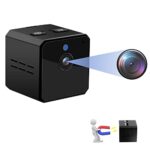 UYIKOO Mini Camera Espion, Caméra Cachée Enregistreur 1080P HD, Micro Caméra Surveillance Interieur avec Vision Nocturne et Detecteur 4 Heures Longue Autonomie