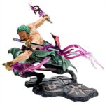 UZSXHJ Anime Figurine,Trois Couteaux Thousand World Roronoa Zoro Figure Anime Style Statue Figure,PVC Anime Figure Décoration Ornements Collectibles Toy Animations Character Model-18cm