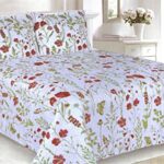 Une Maison Déco Linge de Maison Couvre-LIT BOUTIS – LIT 2 Places – 3 PIÈCES (220X240CM) – Nais