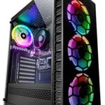 VIBOX I-3 PC Gamer - Quad Core AMD Ryzen 3200G Processeur 4GHz - Radeon Vega 8 Graphique - 16Go RAM - 500Go NVMe M.2 SSD - Windows 11 - WiFi